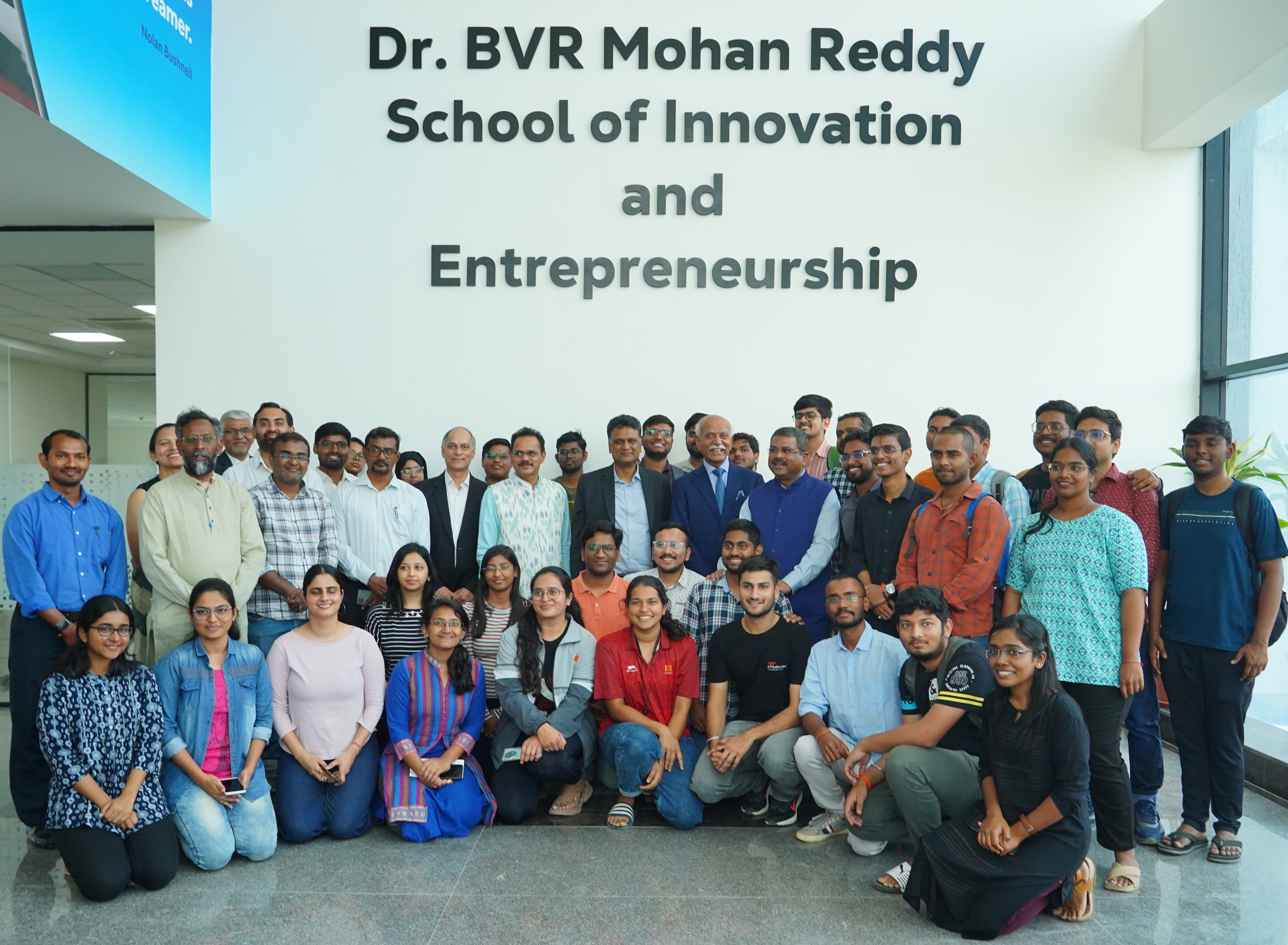 BVR Mohan Reddy Founder Chairman & Board member Cyient & BVR Scient Students