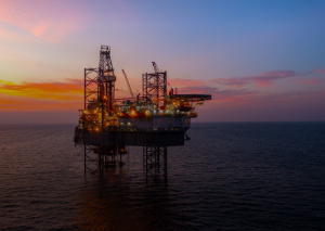 Refinery at the sea