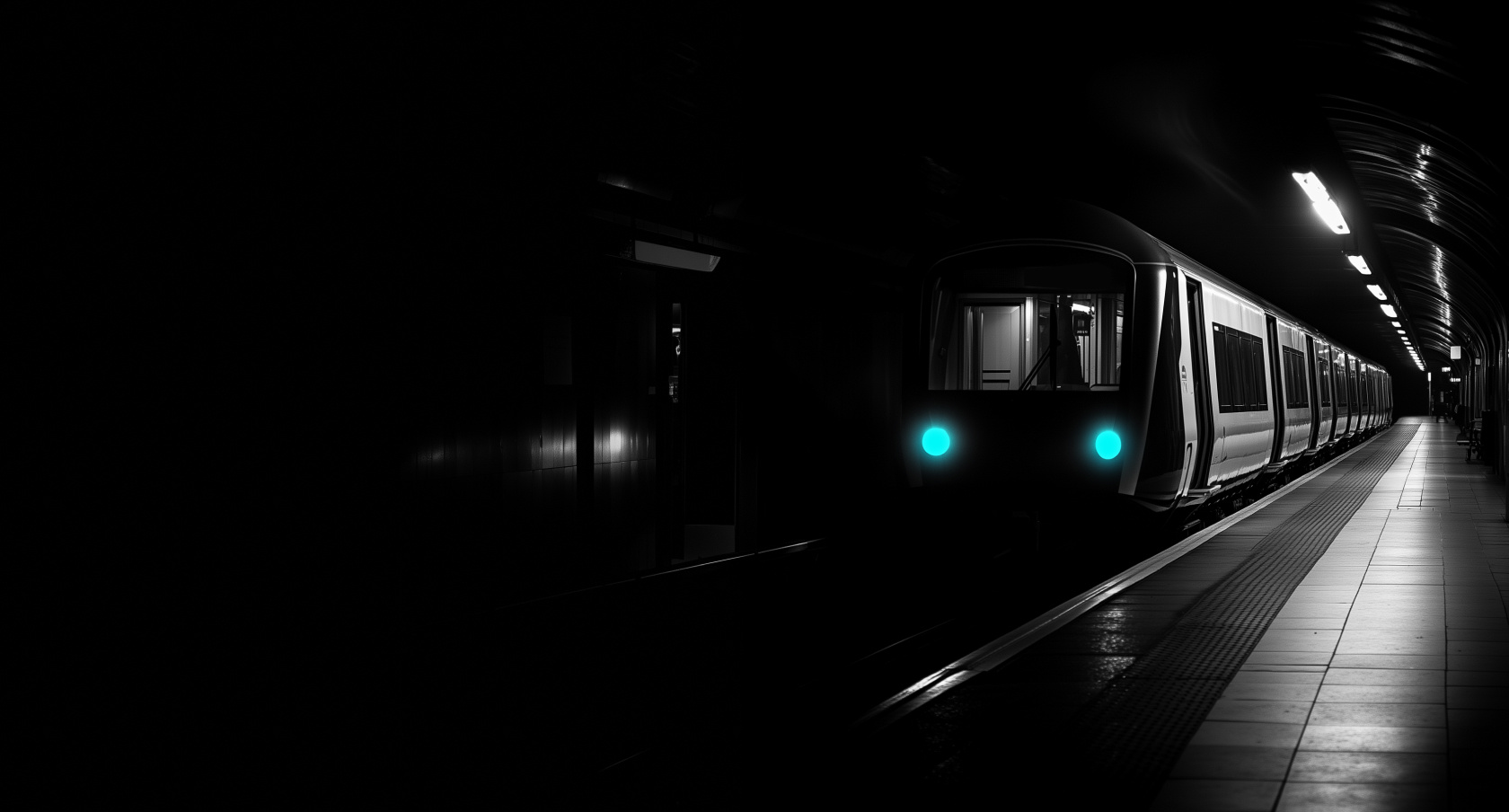 Train in a station