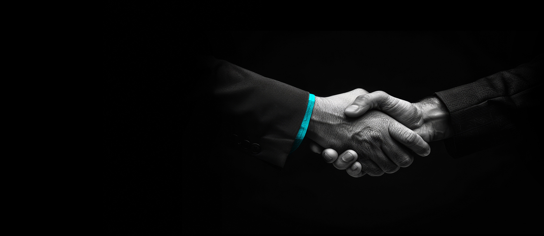 Handshake symbolising partnerships