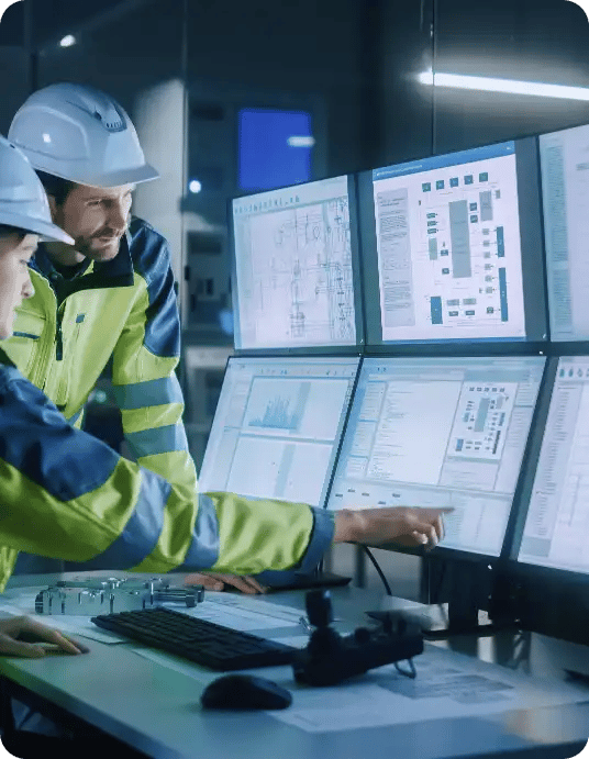 Shop floor monitoring with MES 