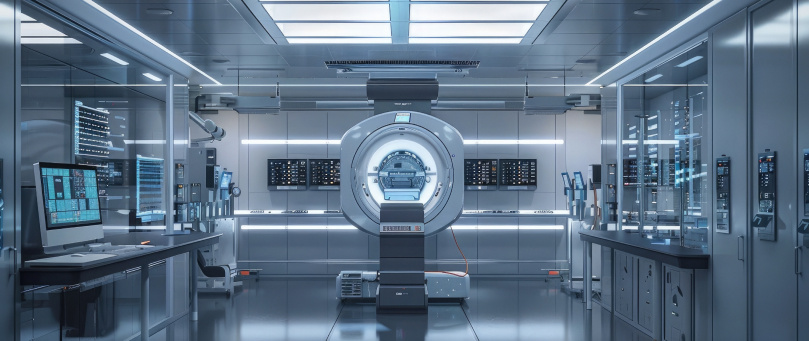 Advanced laboratory setup with innovative medical equipment.