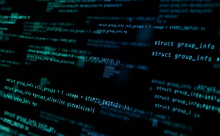 A screen displaying code and automation scripts, symbolizing efficient software testing with CyFAST