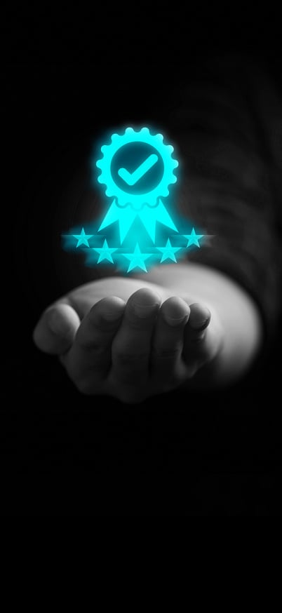 Abstract image symbolising quality 