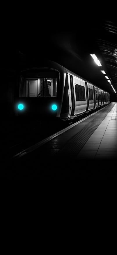 Train in a station