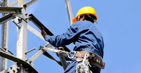 Technician working