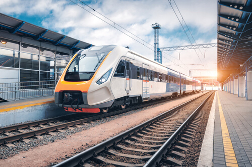 Models with a Train Transport Company