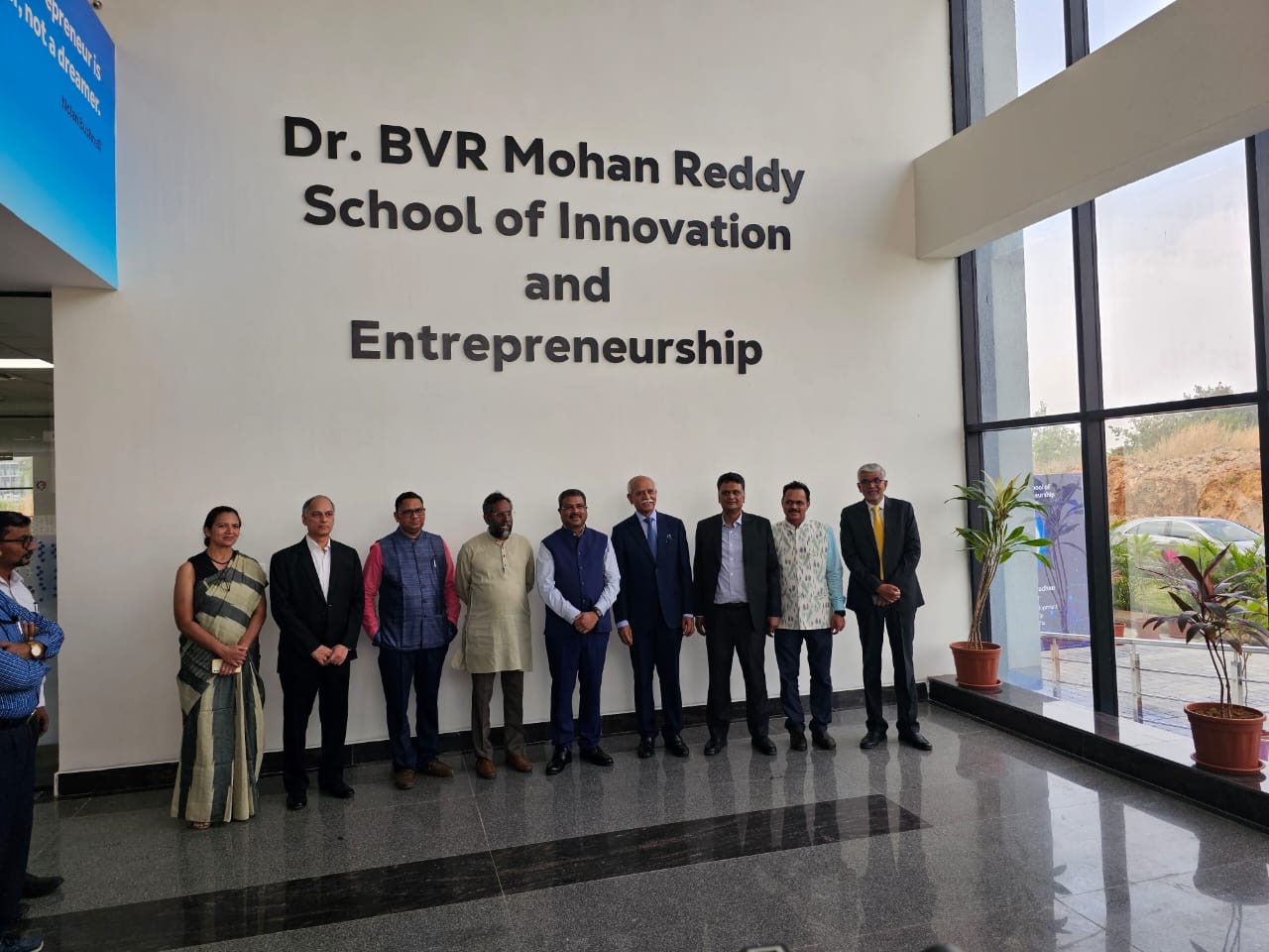 Union Education Minister Dharmendra Pradhan Inaugurates Dr. BVR Mohan Reddy School of Innovation and Entrepreneurship at IIT Hyderabad Campus
